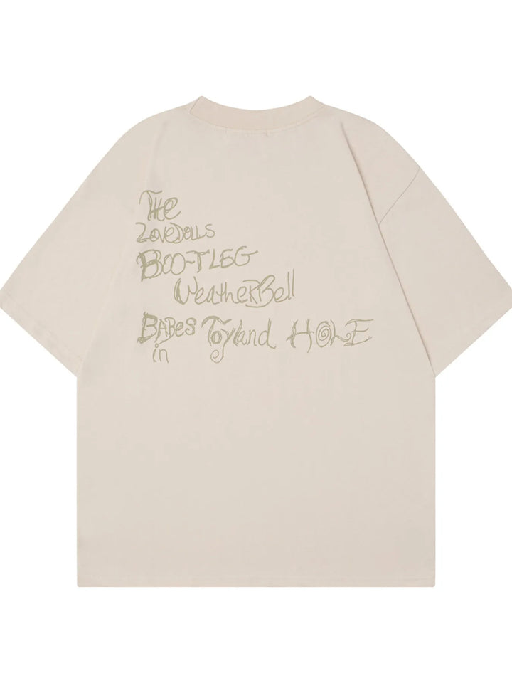 Men's Graphic Round Neck Short Sleeve T-Shirt