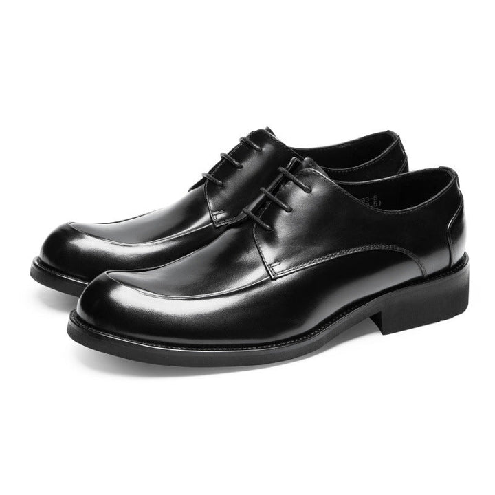 Genuine Leather Breathable Business Mens Large-Size Shoes
