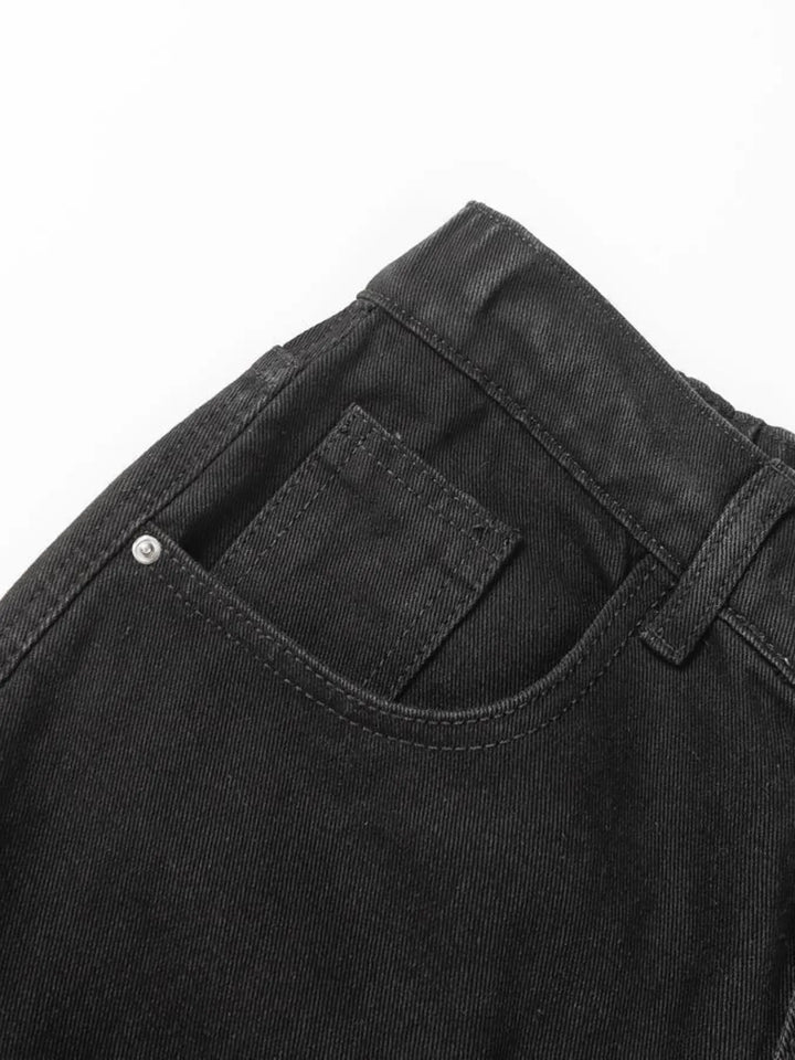 Men's High Waist Wide Leg Jeans