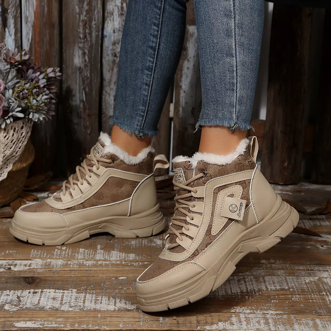 Plush Lined Ankle Boots