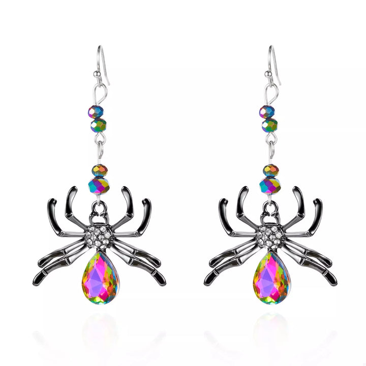 Halloween Spider Dangle Earrings