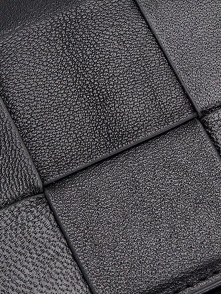 Woven Leather Card Case