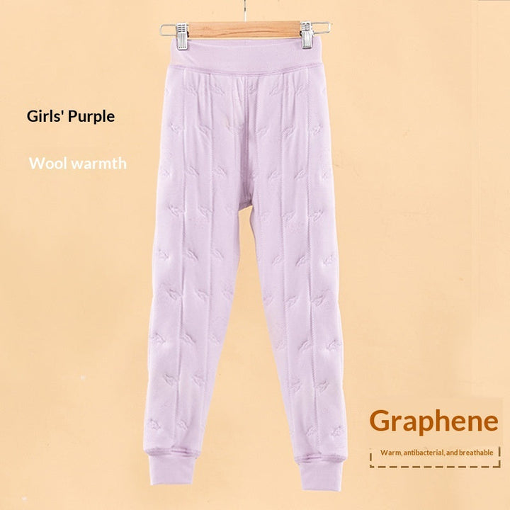 Winter Thickened Warm Keeping Pants For Children
