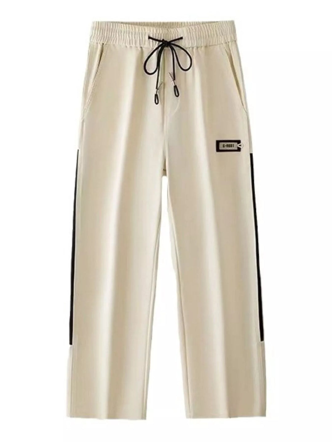 Men's Full Size Side Striped Wide Leg Casual Pants Plus Size