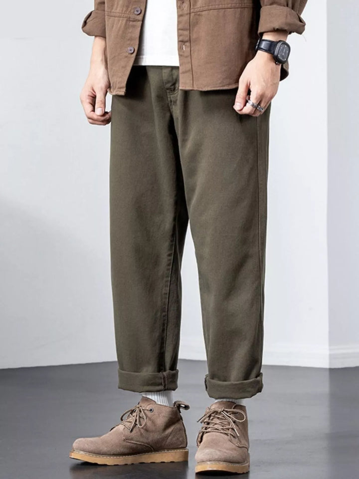 Men's Plus Size Wide Leg Pants