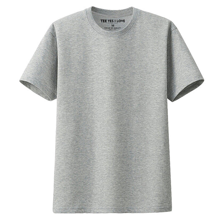 High-quality Pure Cotton Men's Loose Crew Neck Printed Trendy Brand Short-sleeve T-shirt, New Summer Style