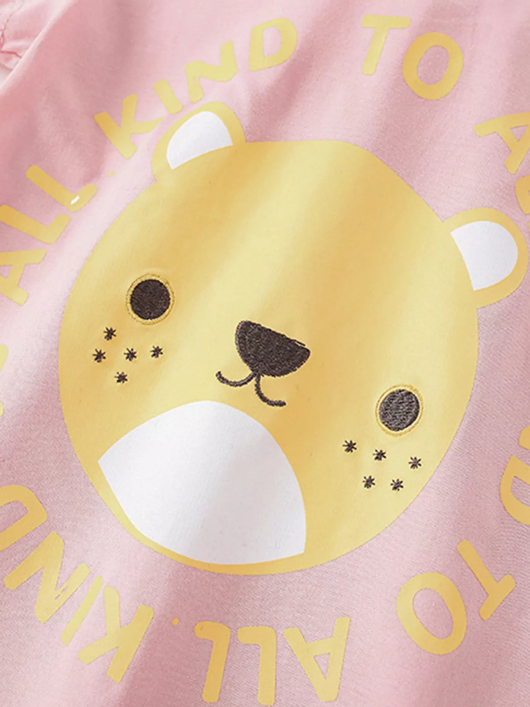 Children's Cartoon Bear Short Sleeve T-Shirt