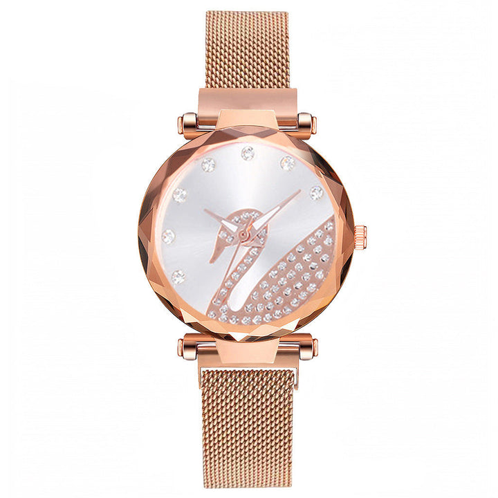 Starry Sky Womens Watch Lazy Little Swan Ladies Timepiece