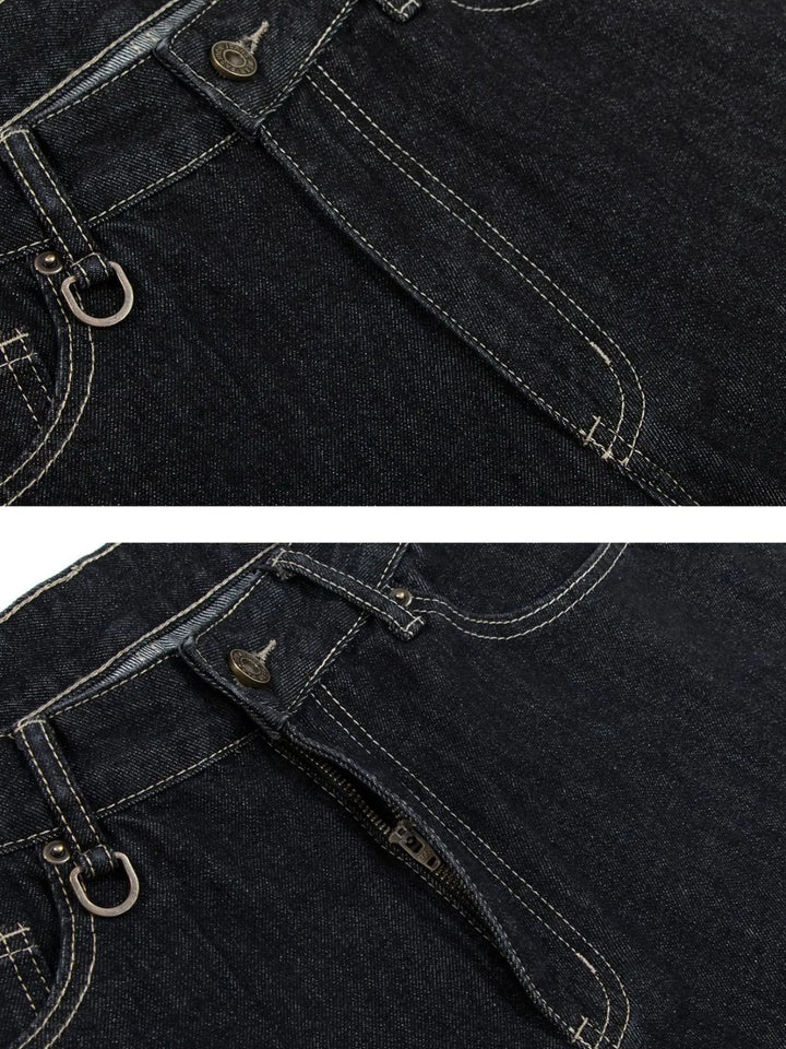 Men's Pocketed Loose Fit Denim Shorts