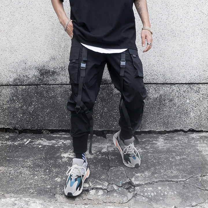 Men's Fashionable Pocketed Cargo Jogger Pants