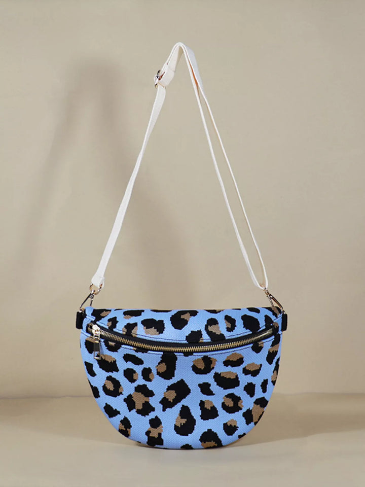 Leopard Print Crossbody Bag