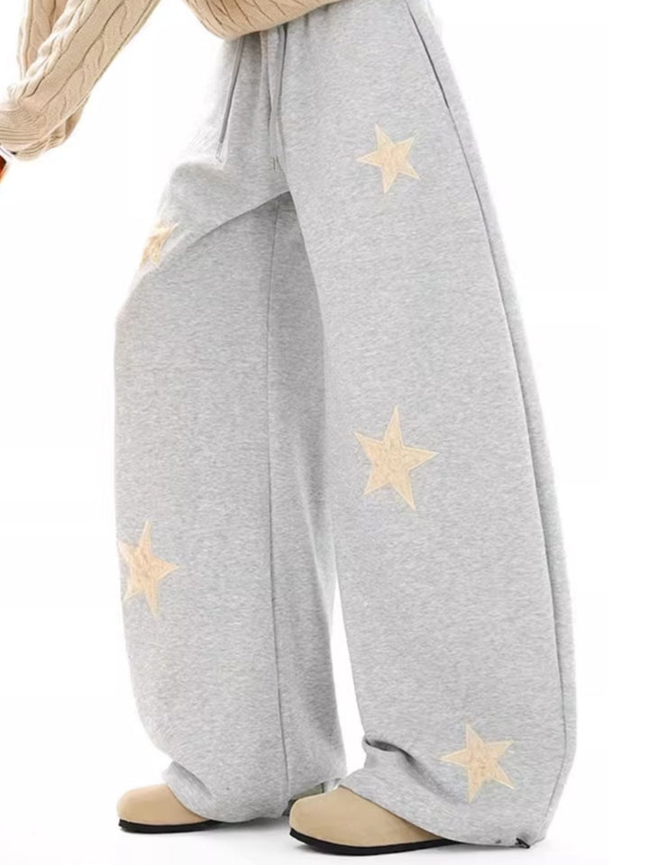 Men's Star Wide Leg Sweatpants