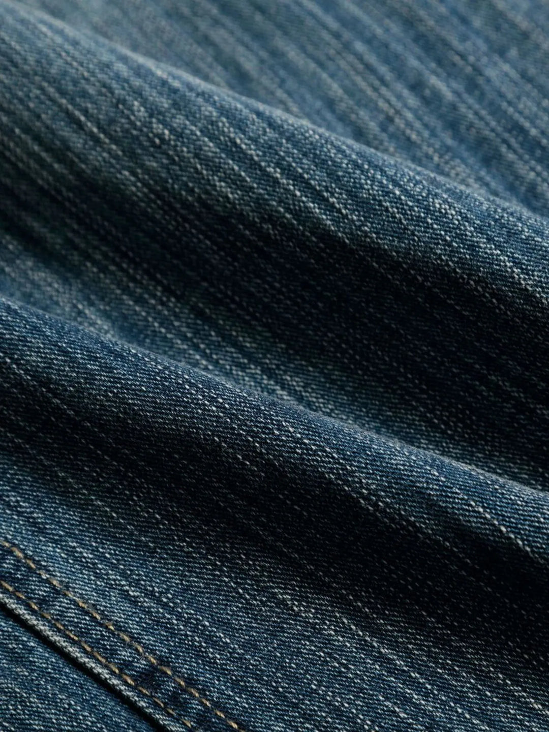 Men's Vintage Wide Leg Pearl Detail Jeans