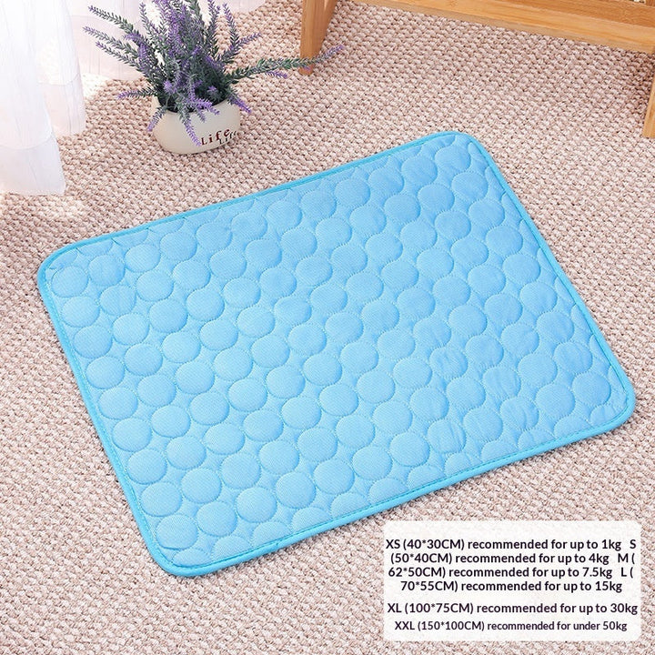 Pet Sofa Cooling Ice Silk Pad Temperature Lowering Sleeping Mat