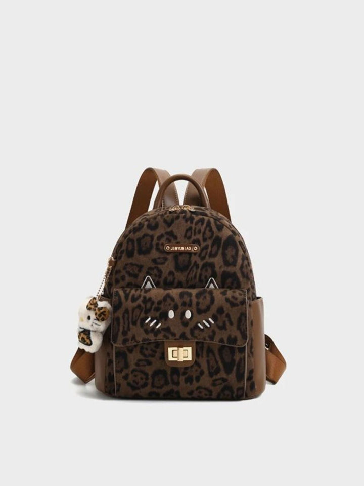 Cartoon Style Cat Backpack Bag