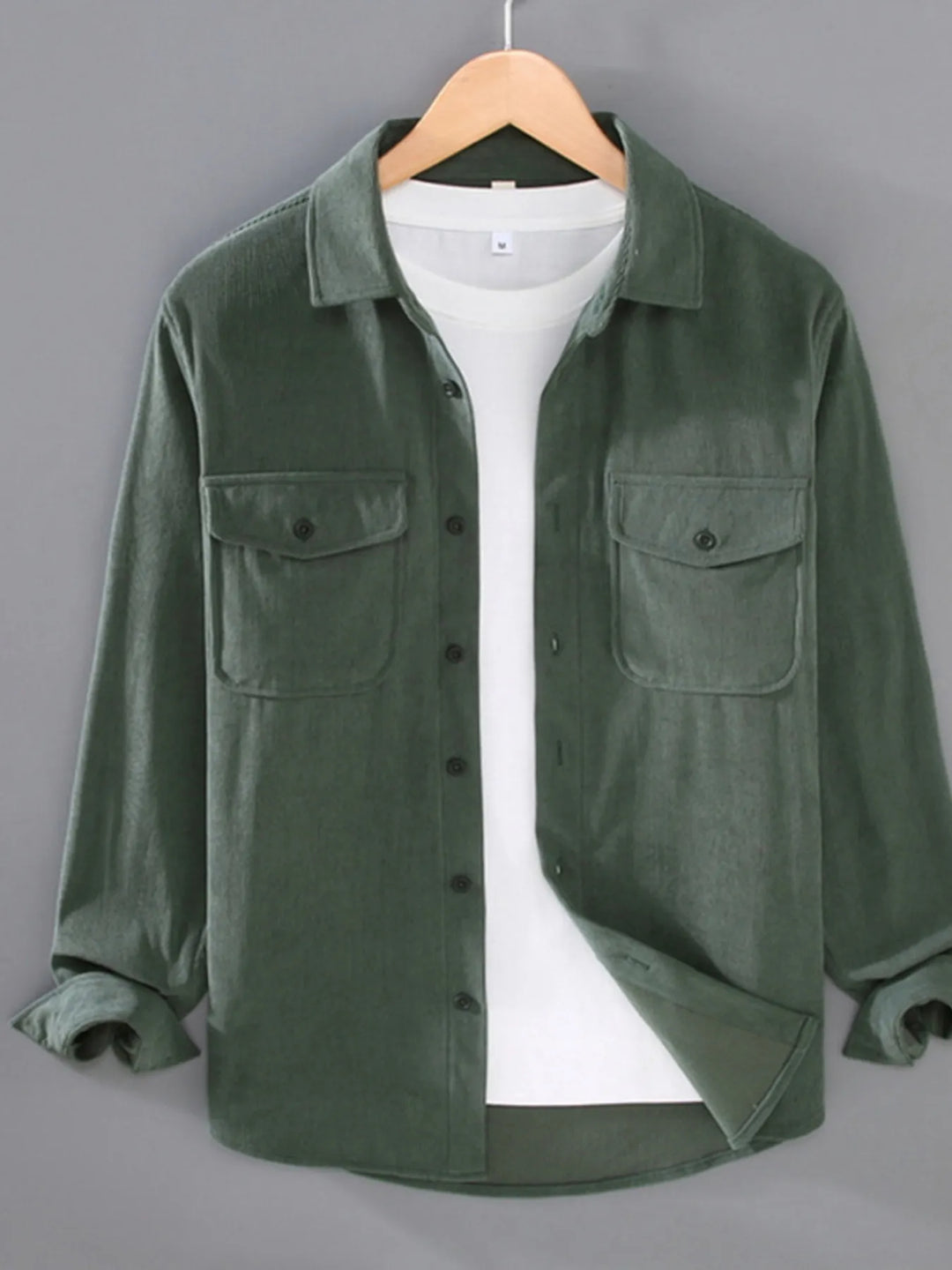 Men's Plus Size Button Down Collared Neck Shirt