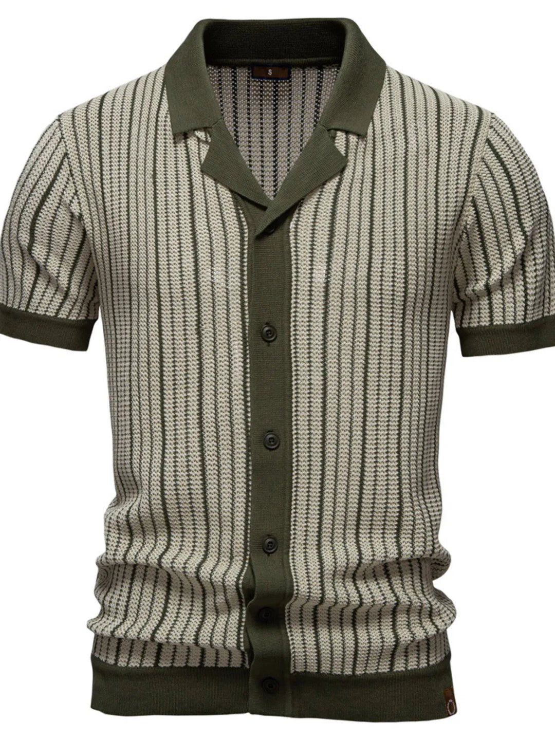 Men's Stripe Button Down Cardigan