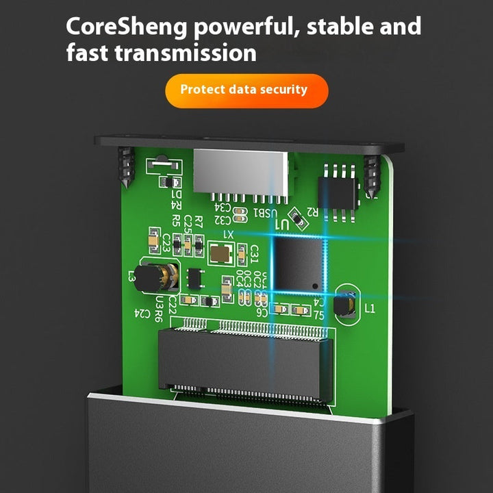 USB30 Solid State Hard-disk Cartridge NGFF Interface To USB30 All Aluminum Alloy SSD