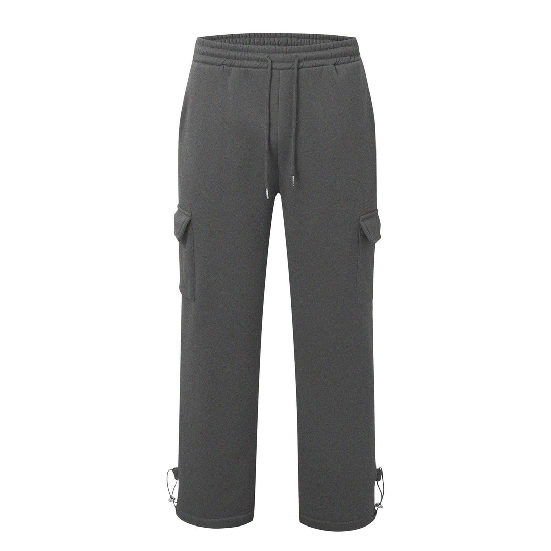 Ankle-Tightening Loose Sweatpants With Multiple Pockets And Drawstrings