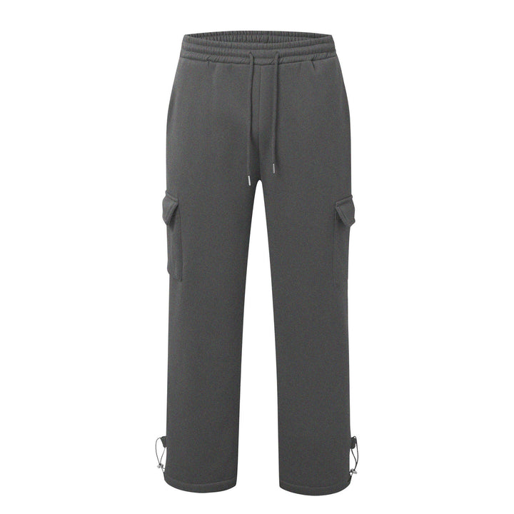 Ankle-Tightening Loose Sweatpants With Multiple Pockets And Drawstrings