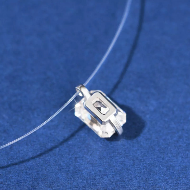 1 Carat Moissanite 925 Sterling Silver Necklace