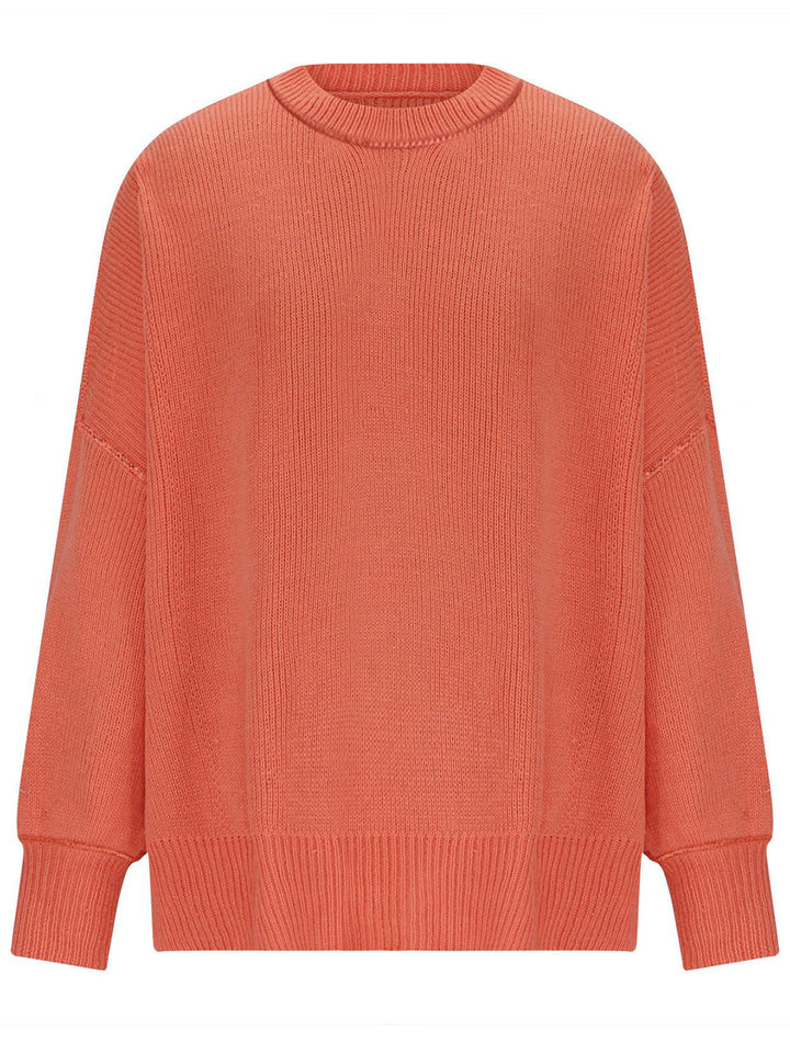 Round Neck Long Sleeve Sweater
