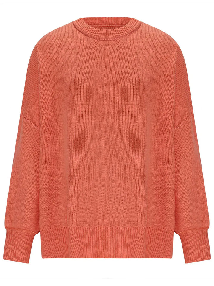 Round Neck Long Sleeve Sweater