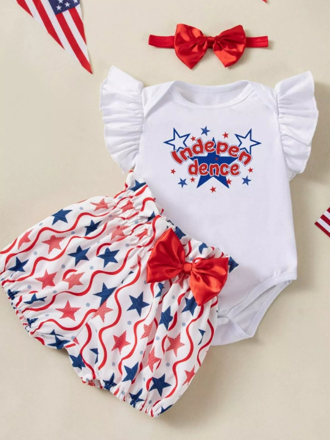 Children's Independence Day Outfit Set