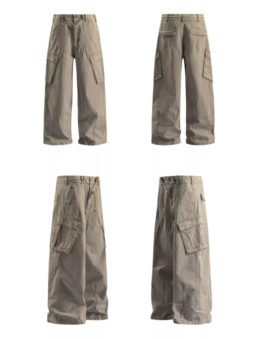 Men's Wide-Leg Cargo Pants
