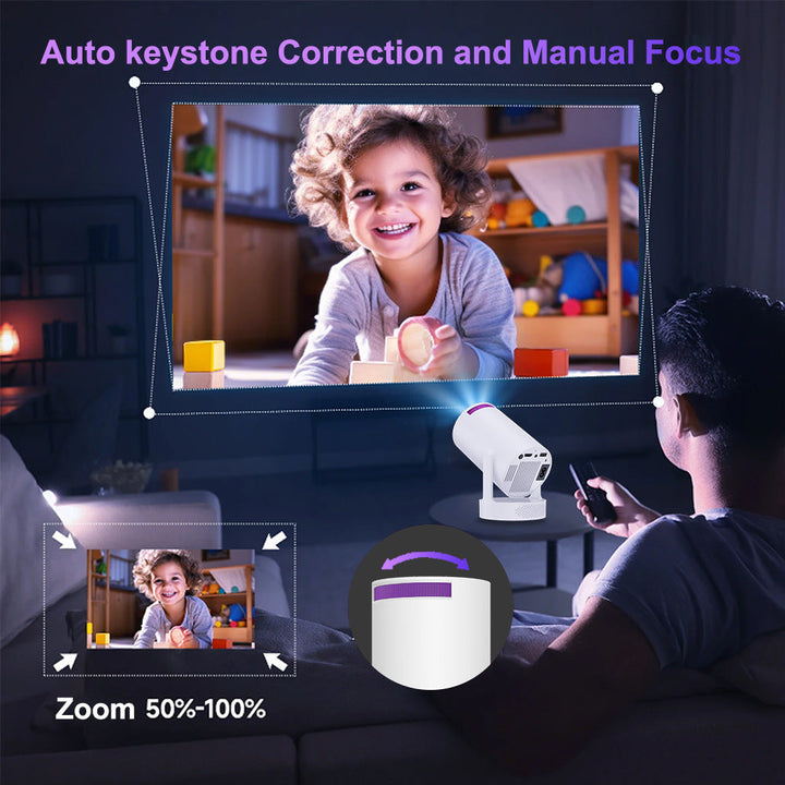 Portable Mini Home HD Projector Gun