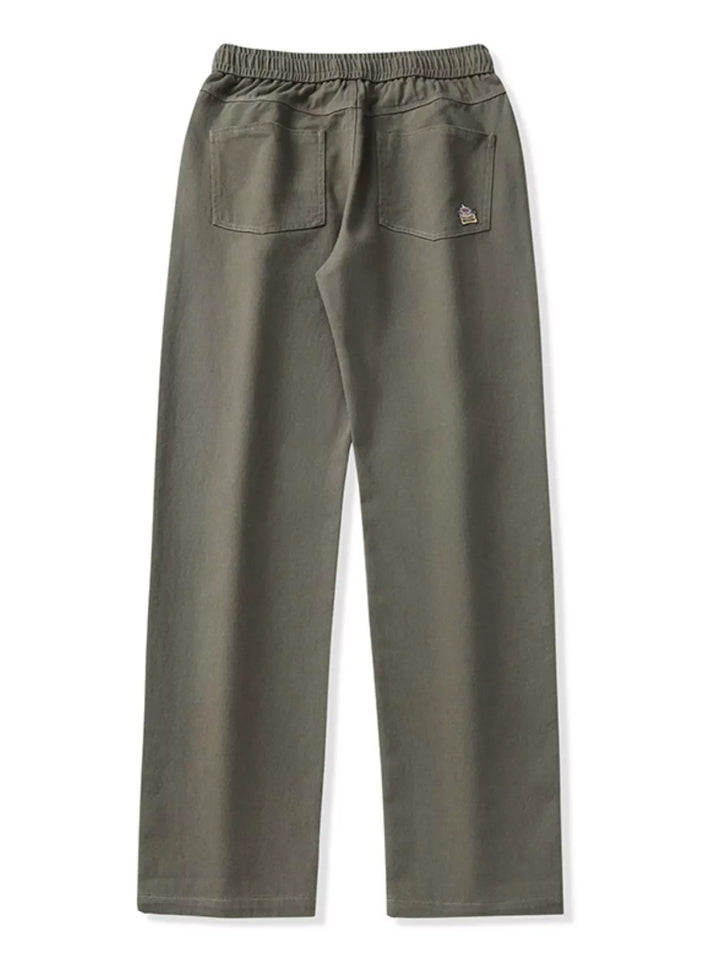 Men's Full Size Casual Loose-Fit Drawstring Pants Plus Size