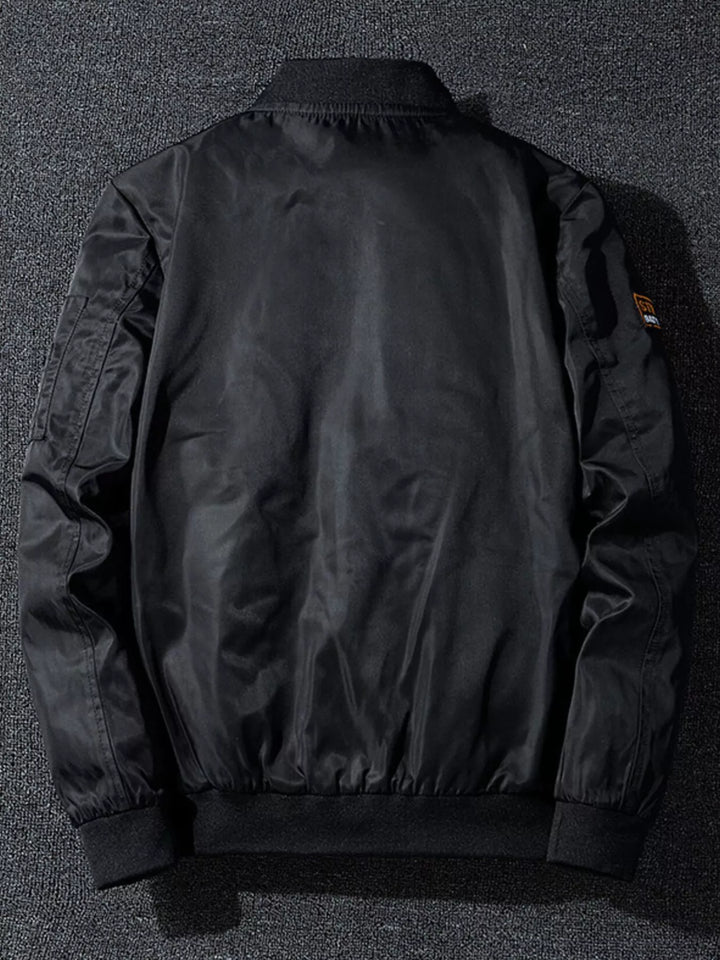 Men's Plus Size Zip Up Bomber Jacket