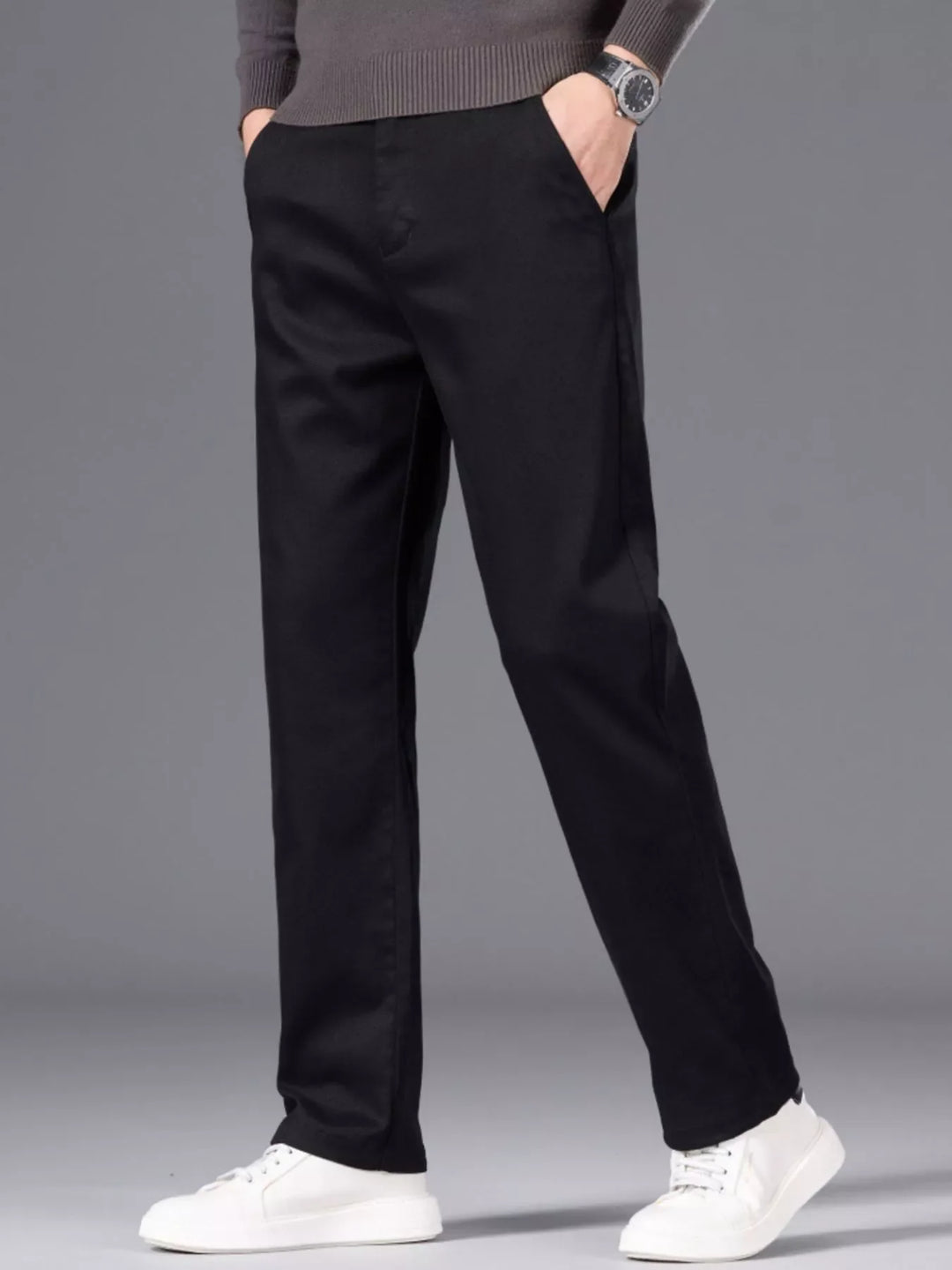 Men's Classic Straight-Leg Pants