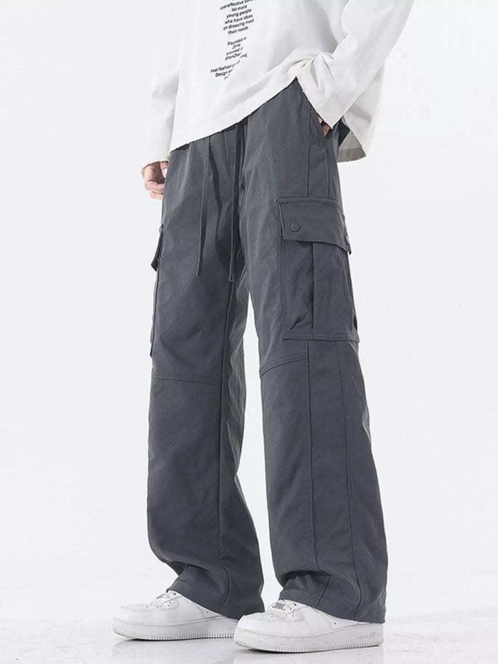 Men's Full Size Loose Fit Cargo Pants Plus Size
