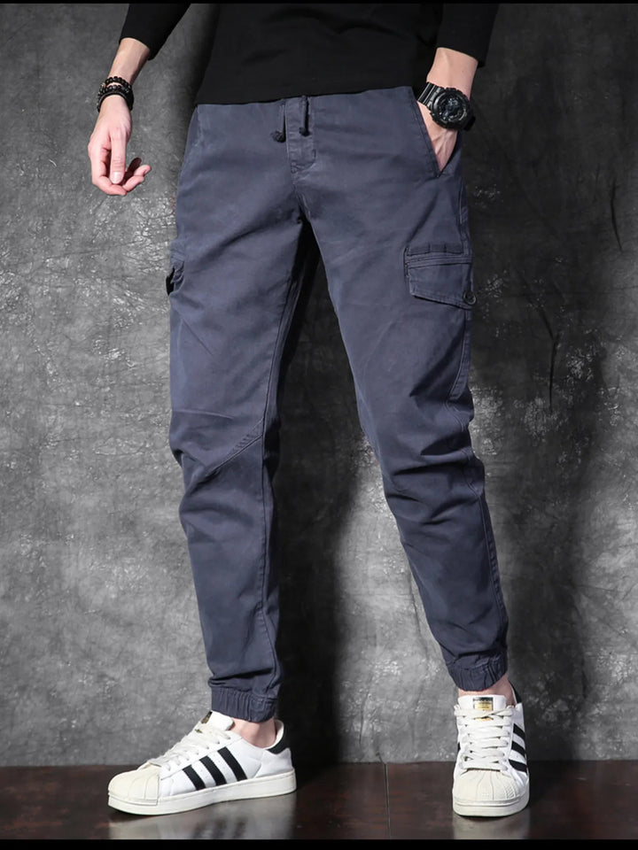 Men's Cargo Pants with Drawstring