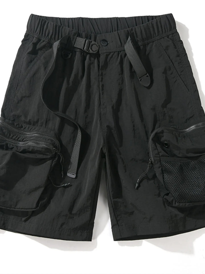 Men's Plus Size Multi-Pocket Cargo Shorts