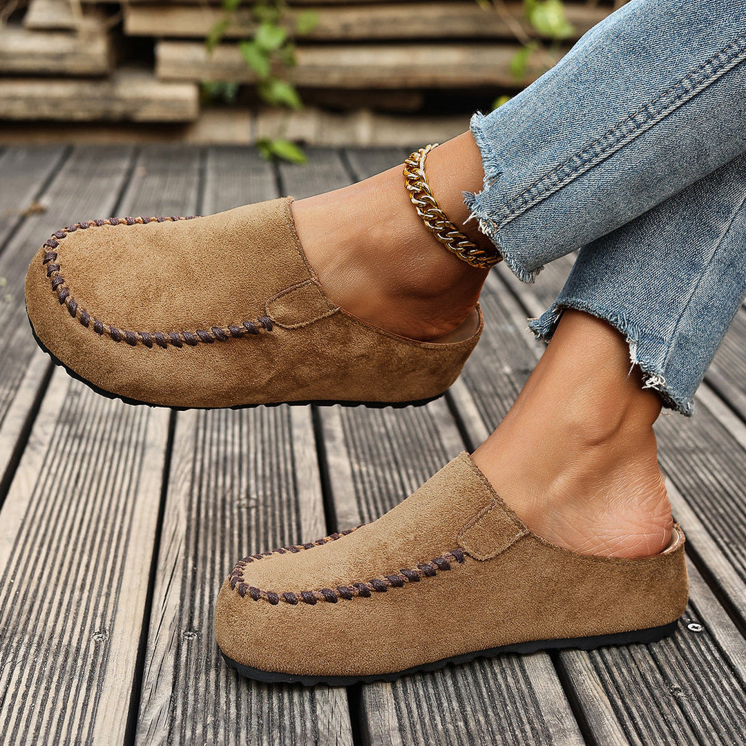 Round Toe Slip-Ons