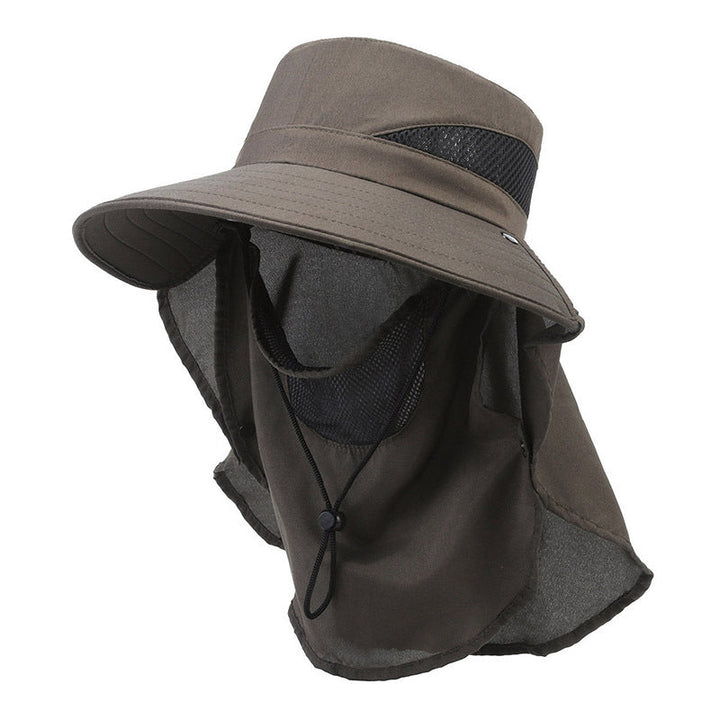 Hat Men's Sun-shade Fisherman Hat Big Brim Sun-proof Fishing Hat