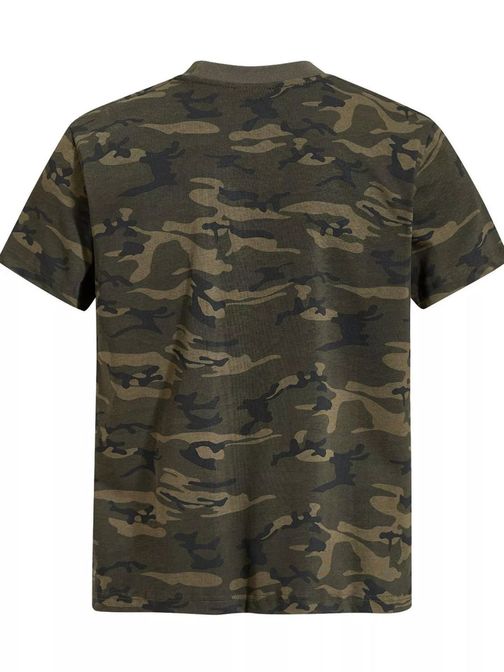 Men's Camouflage Print Short Sleeve T-Shirt