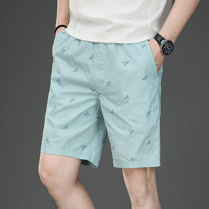 Men's Plus Size Casual Printed Shorts