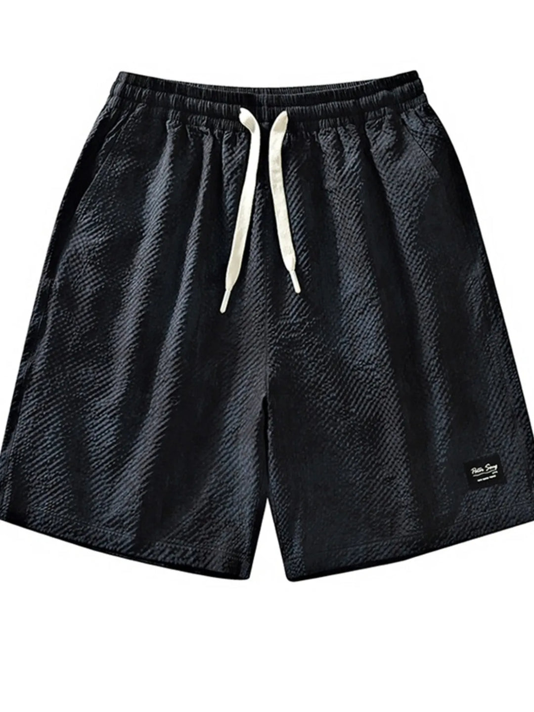 Men's Plus Size Drawstring Shorts with Pockets