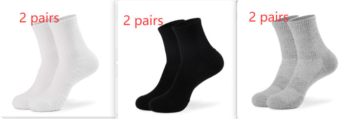 Pure Cotton Sports Socks With A Thickened Towelbacked SoleMens Basketball Style