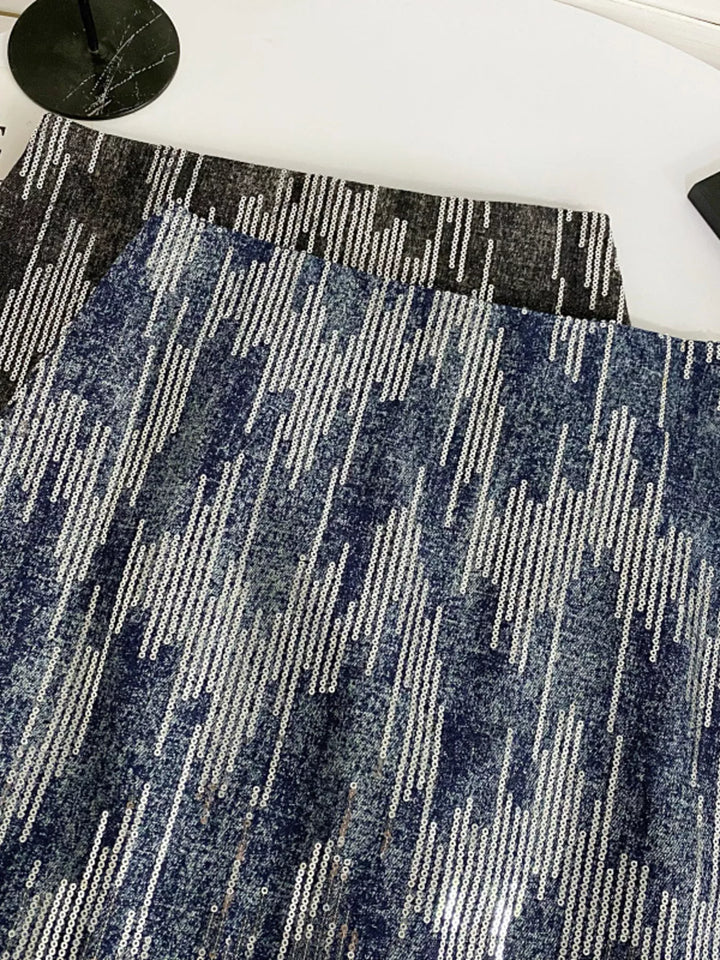 Sequin Mini Skirt