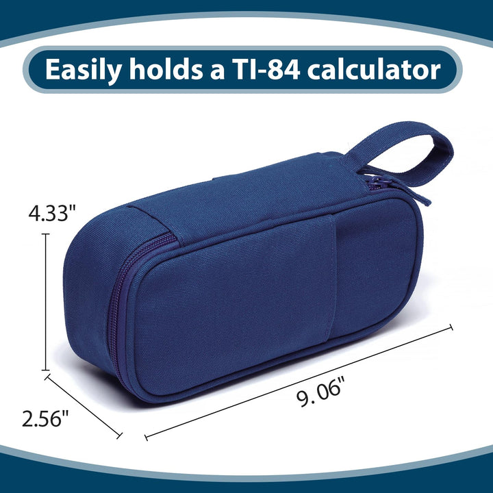 Large Pencil Case 1800ml - Heavy Duty Canvas School Supplies Organizer for Kids Students