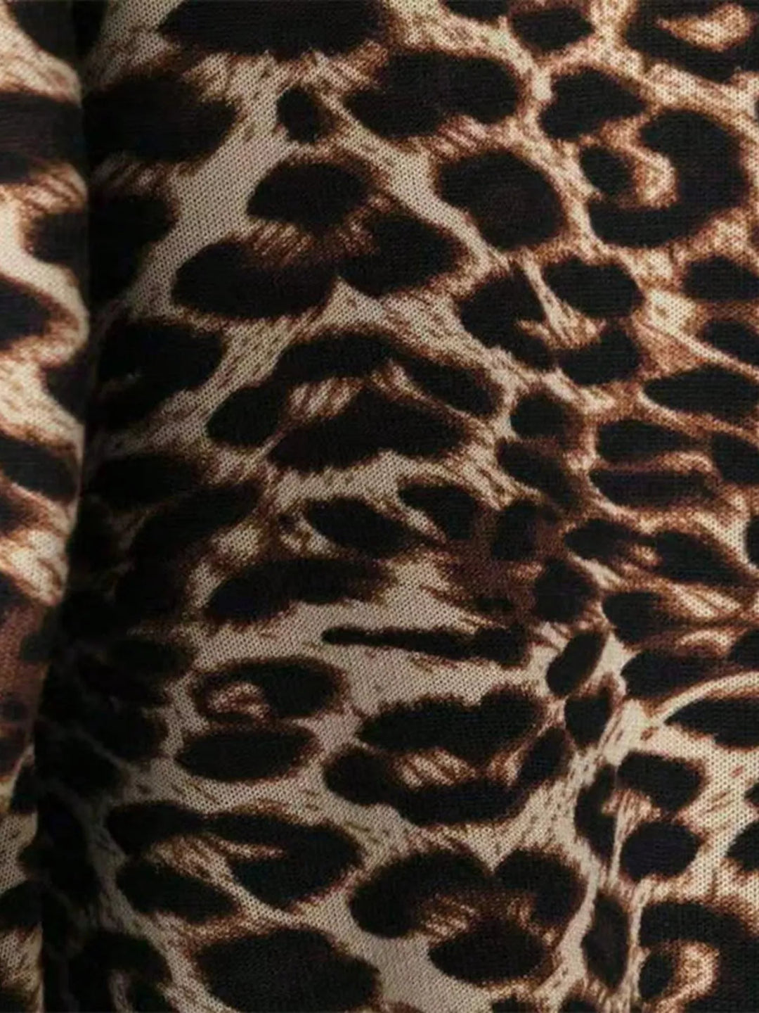 Hooded Leopard Lined Zip-Up Outerwear
