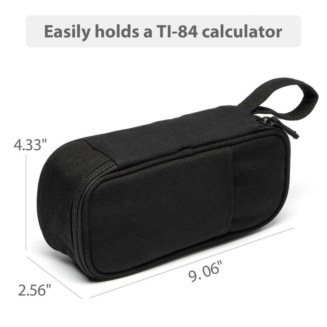 Large Pencil Case 1800ml - Heavy Duty Canvas School Supplies Organizer for Kids Students