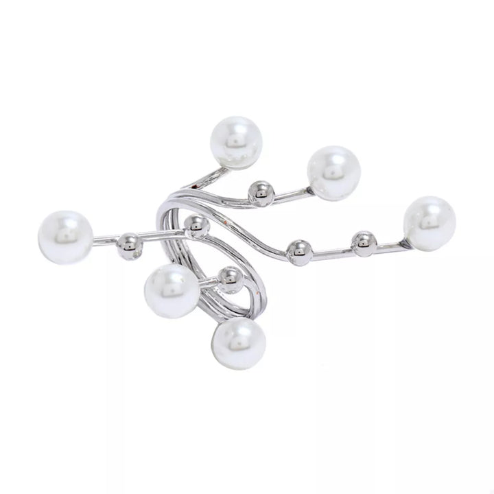 Alloy Pearl Bypass Ring