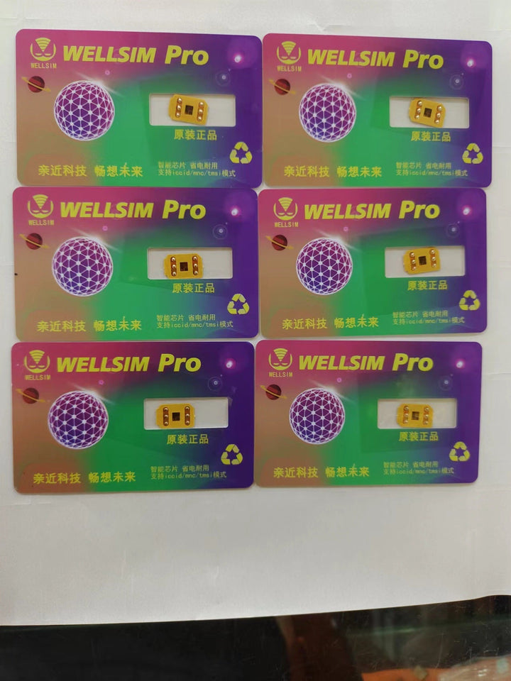 WELLSIM Unlock Card Sticker For 6S SE 7 8 X XR XSM 11 12PM 13 14PM