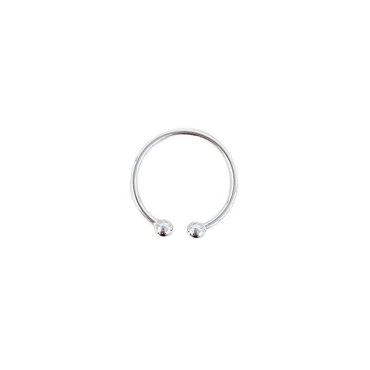 Smooth-surface Round-bead Casual Ring For Women