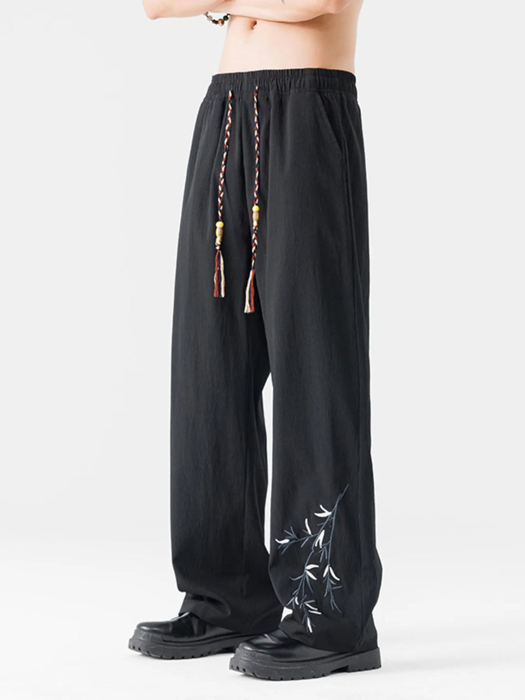 Men's Full Size Wide Leg Pants Plus Size